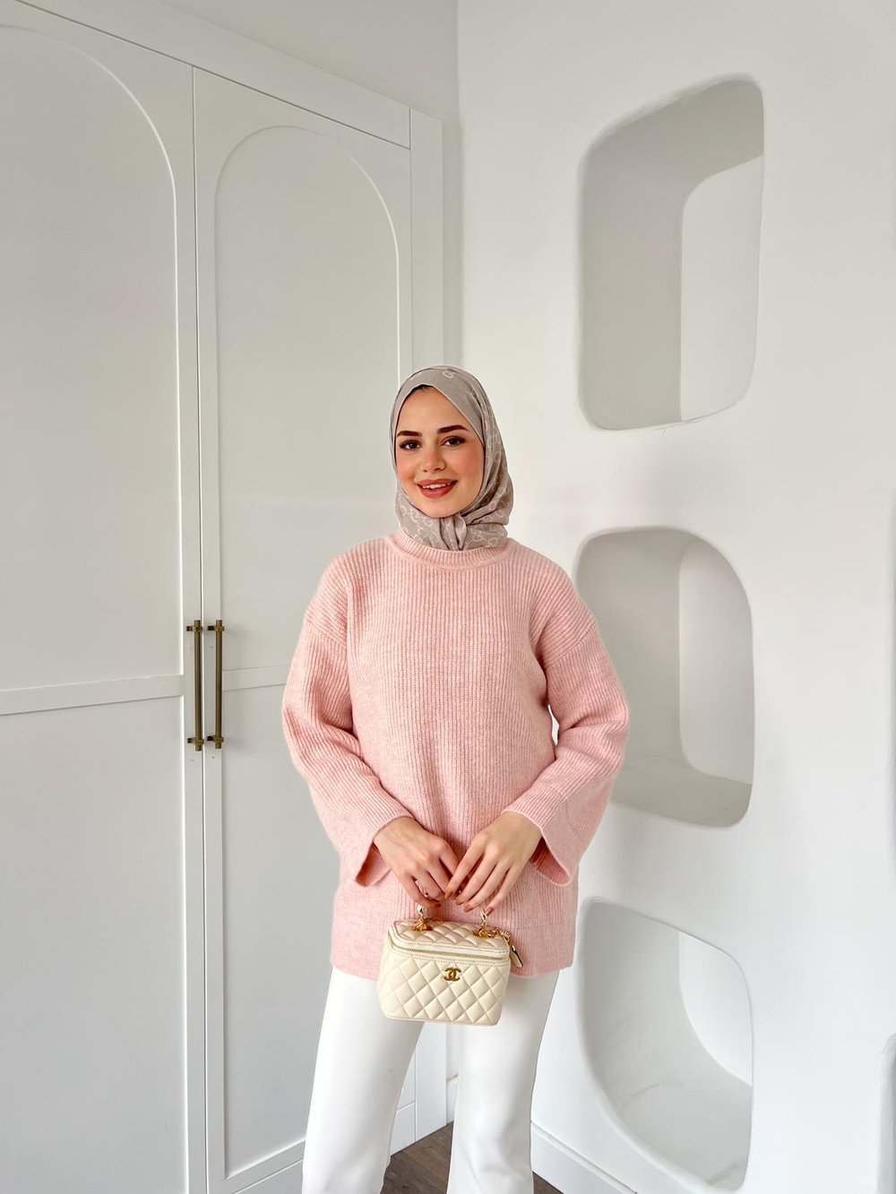 Maks Triko Kazak - Pudra