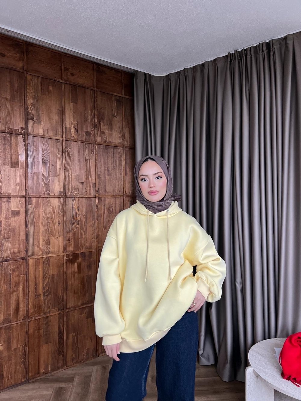 Maysa 3 İplik Sweat - Sarı