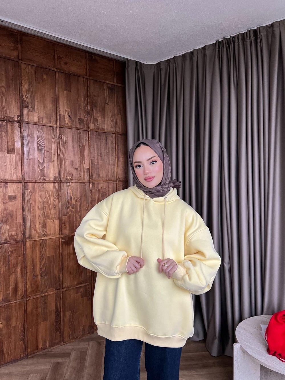 Maysa 3 İplik Sweat - Sarı