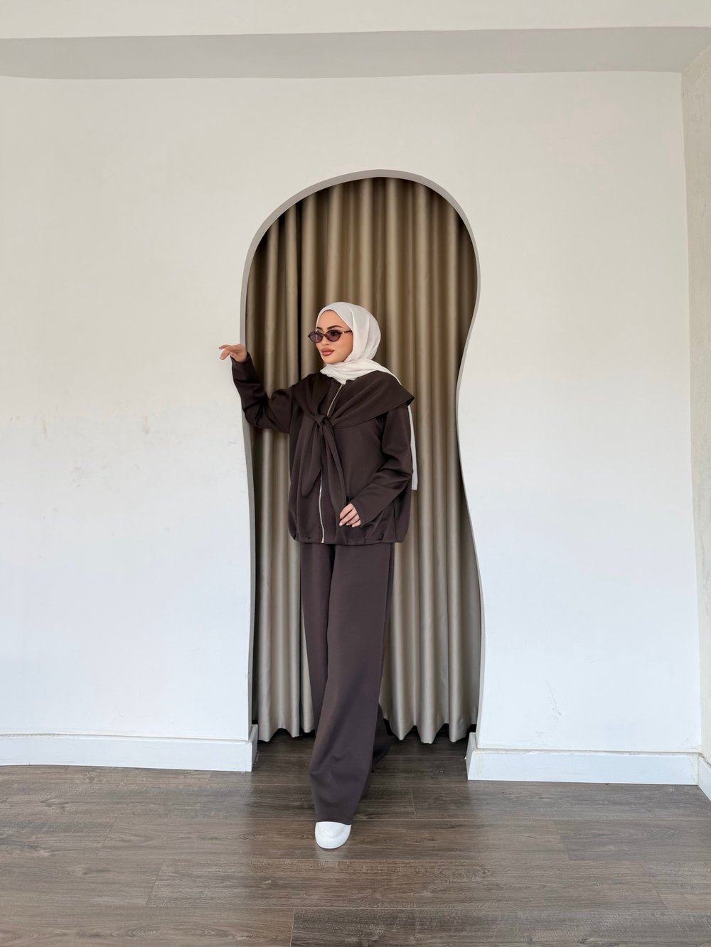 Meysa Atkılı Oysh Takım - Kahve