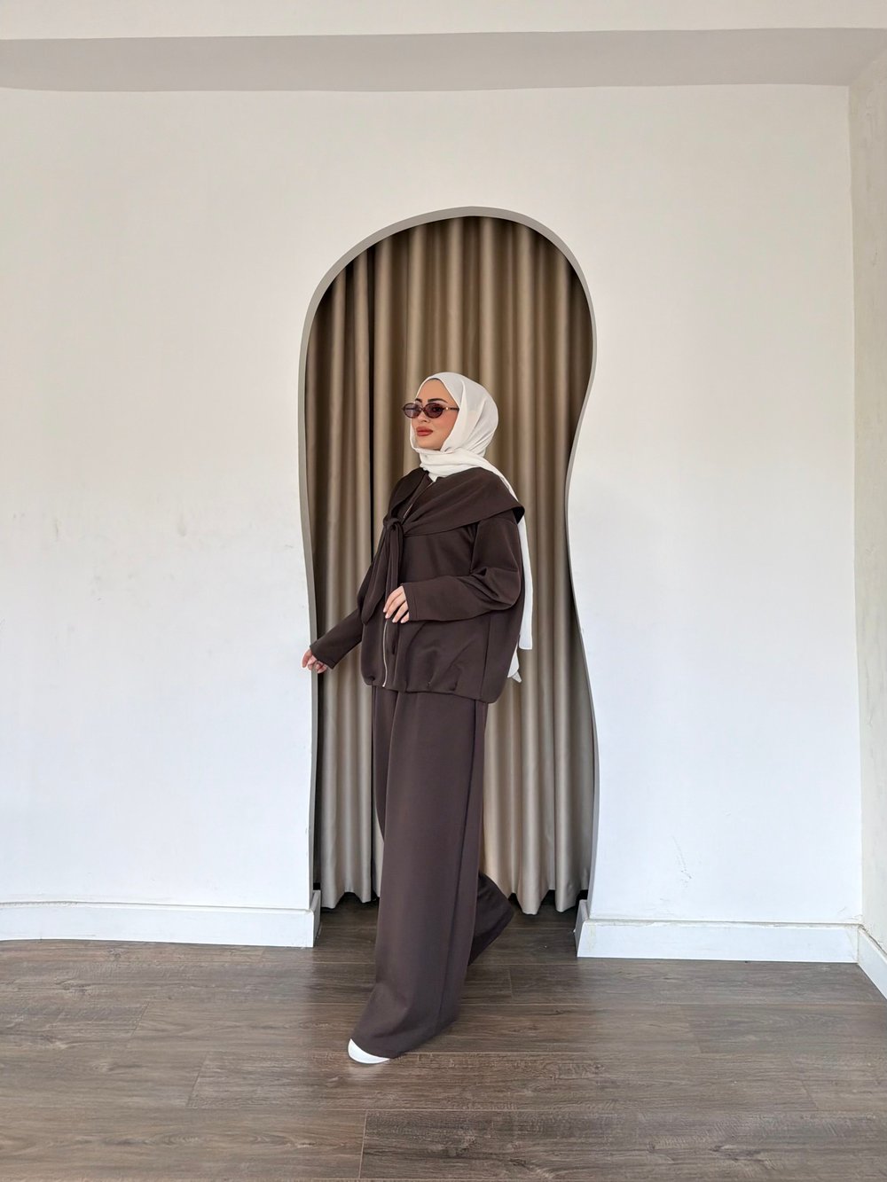 Meysa Atkılı Oysh Takım - Kahve