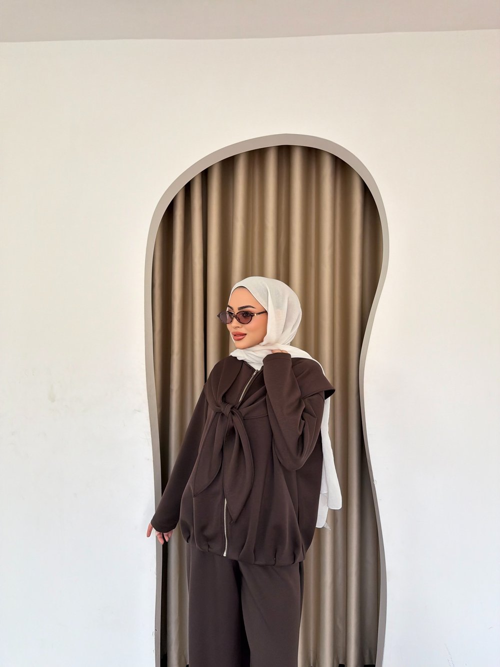Meysa Atkılı Oysh Takım - Kahve