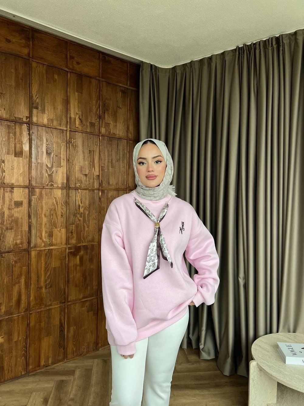 Miki Fiyonklu Sweat - Pembe