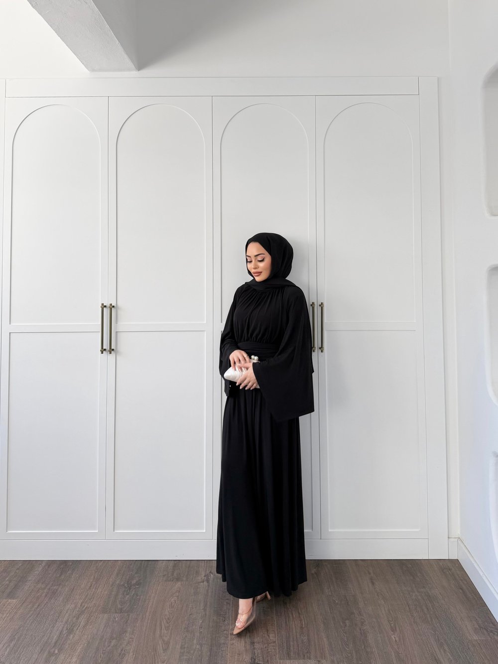 Mikra Sandy Elbise - Siyah