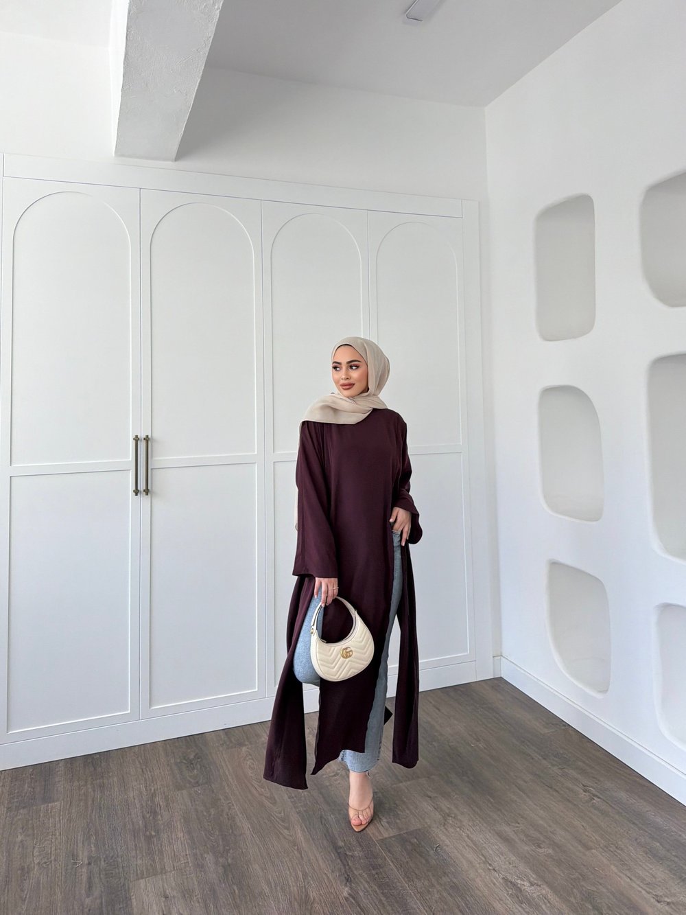 Perli Tunik - Mürdüm