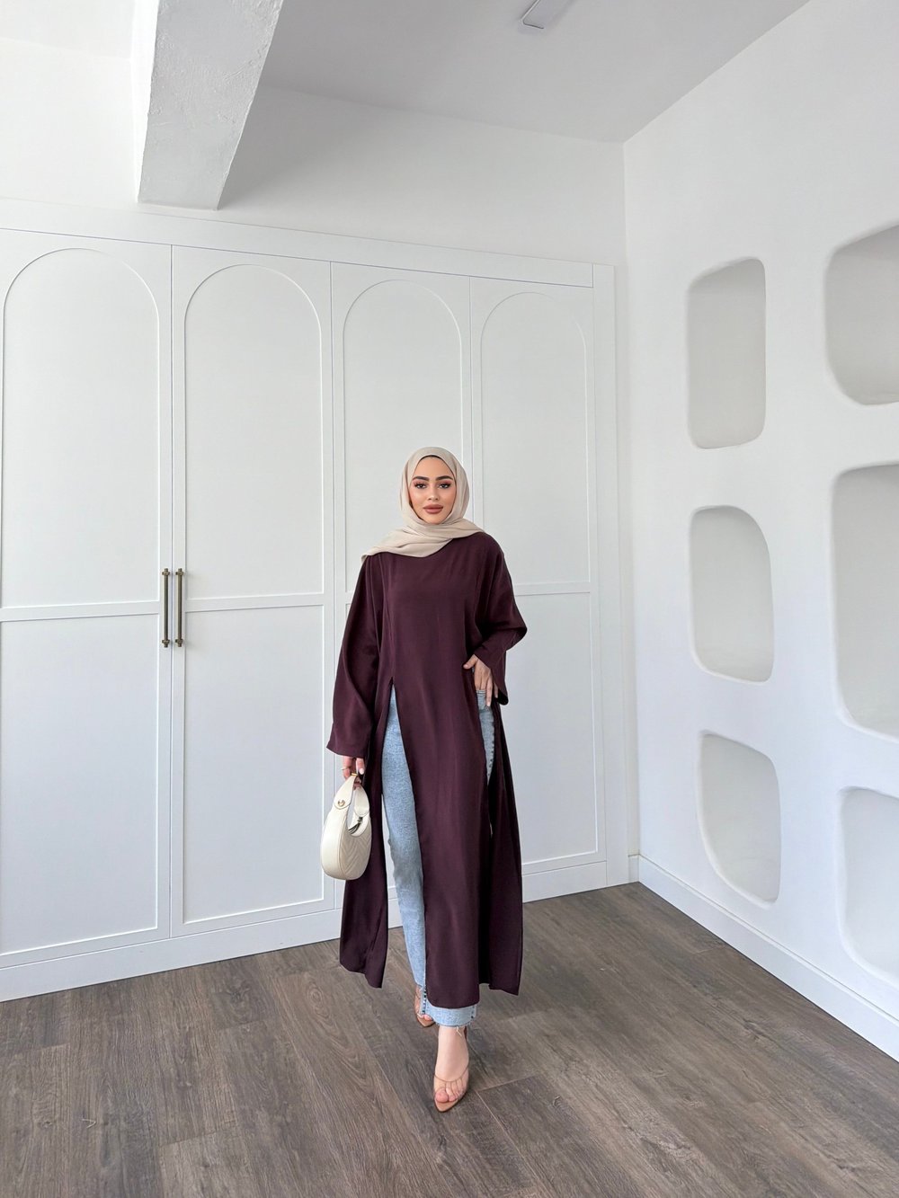 Perli Tunik - Mürdüm
