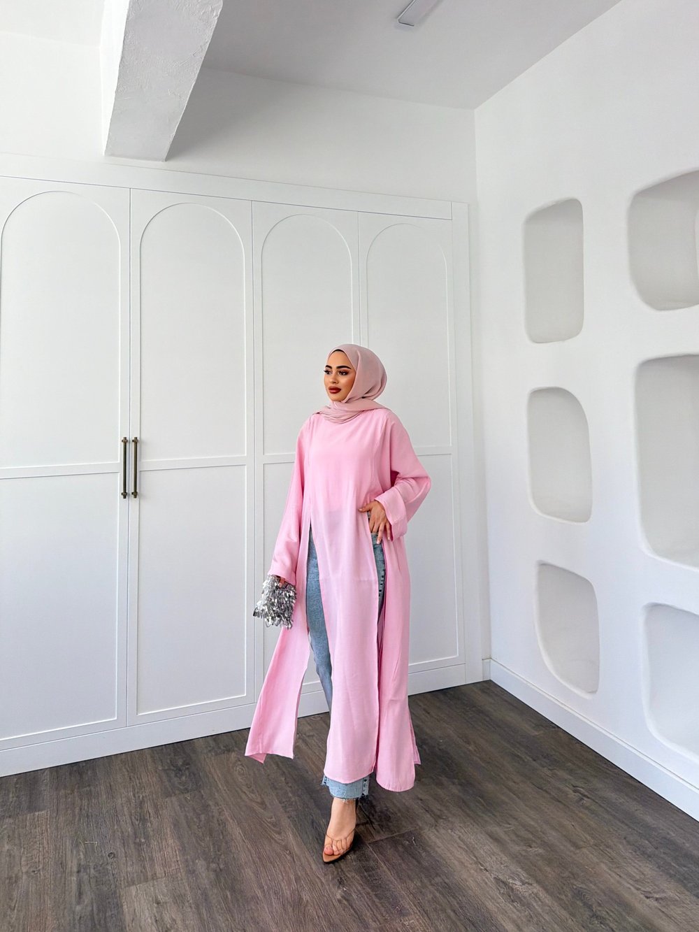 Perli Tunik - Pembe