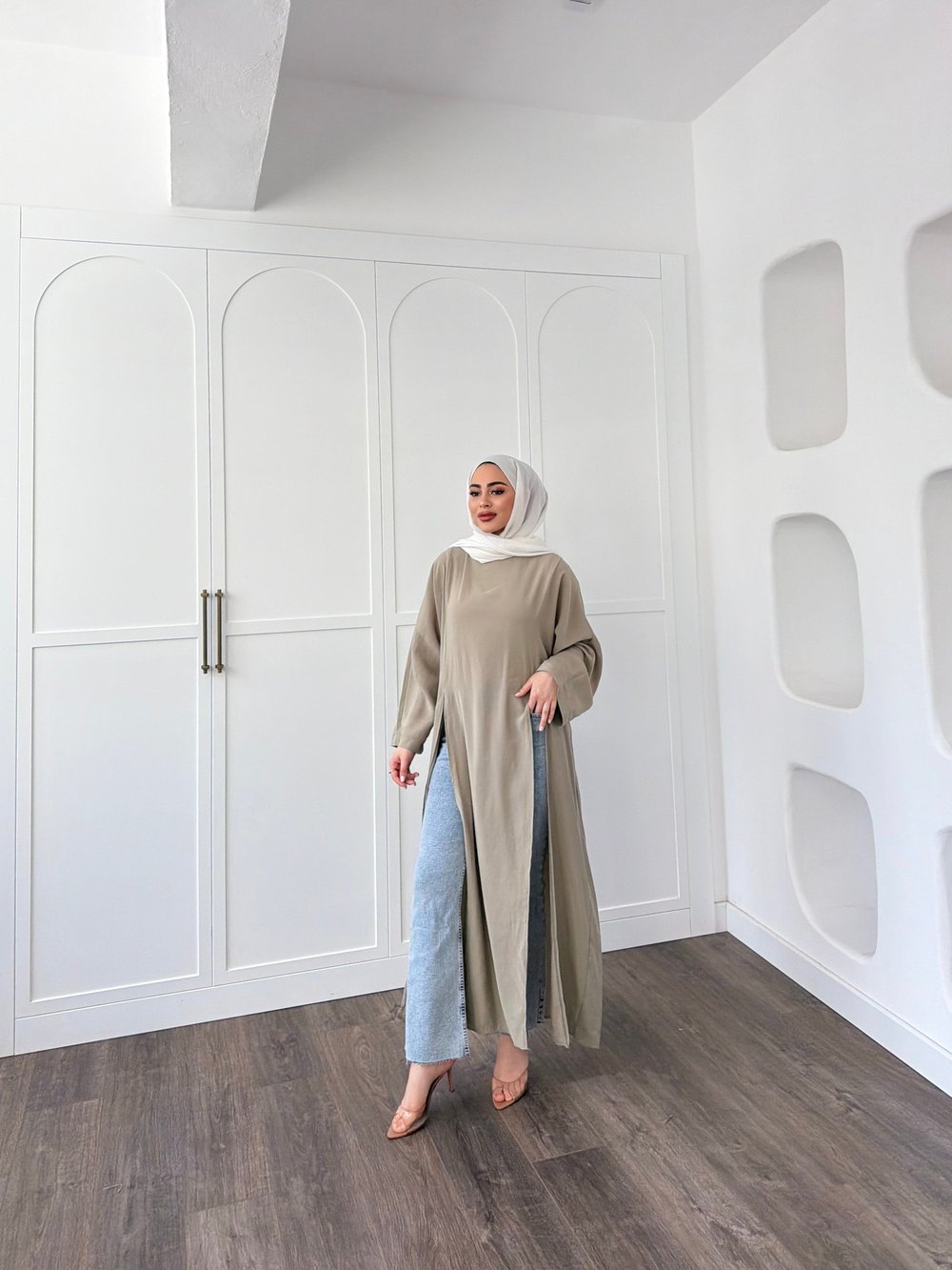 Perli Tunik - Yeşil
