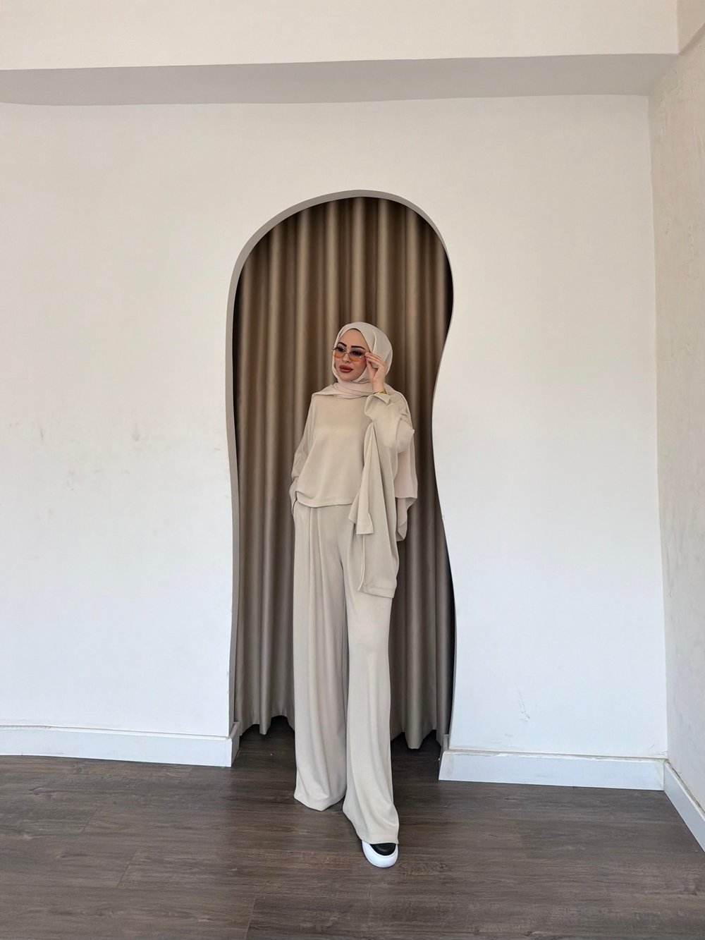 Senmi Oysh Takım - Bej