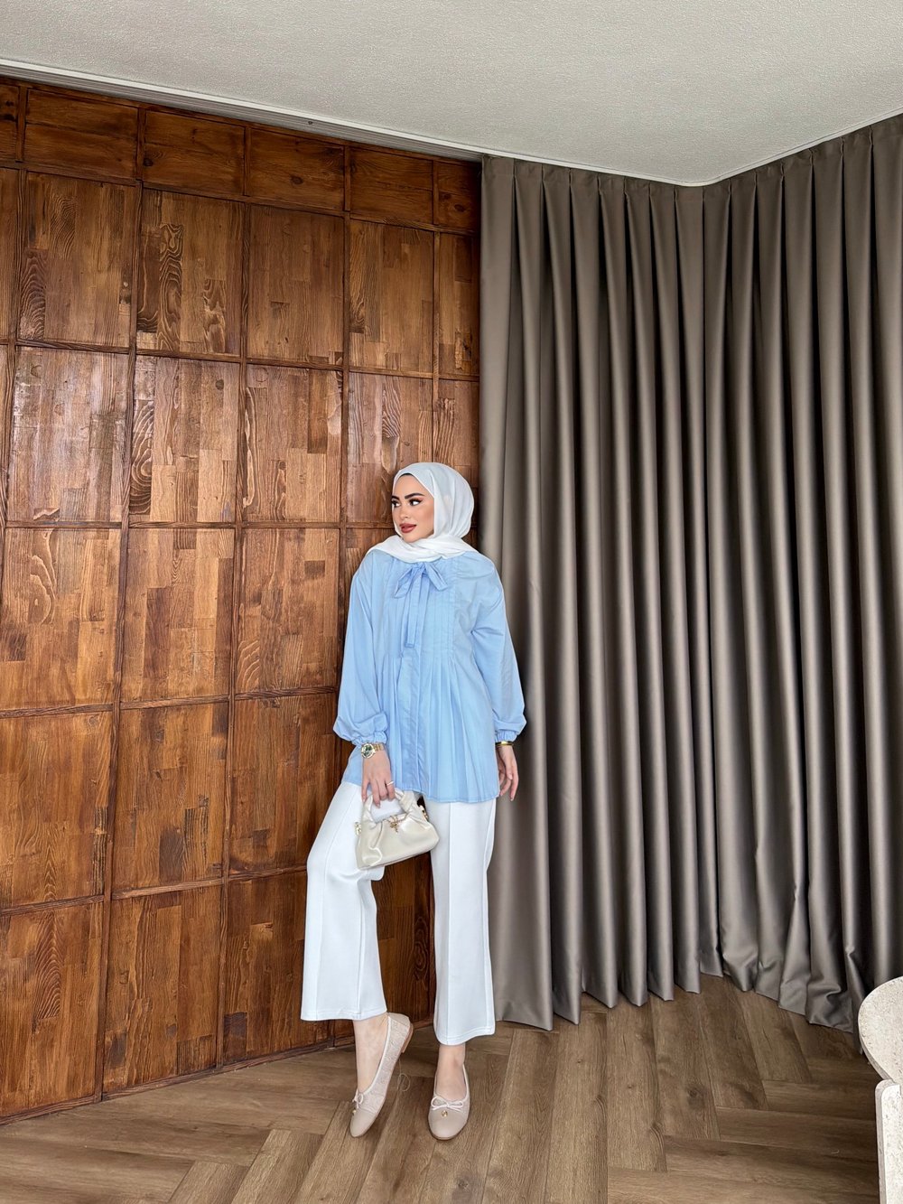 Weqa Gömlek - Bebe Mavi