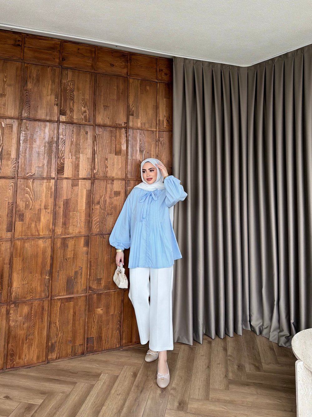 Weqa Gömlek - Bebe Mavi