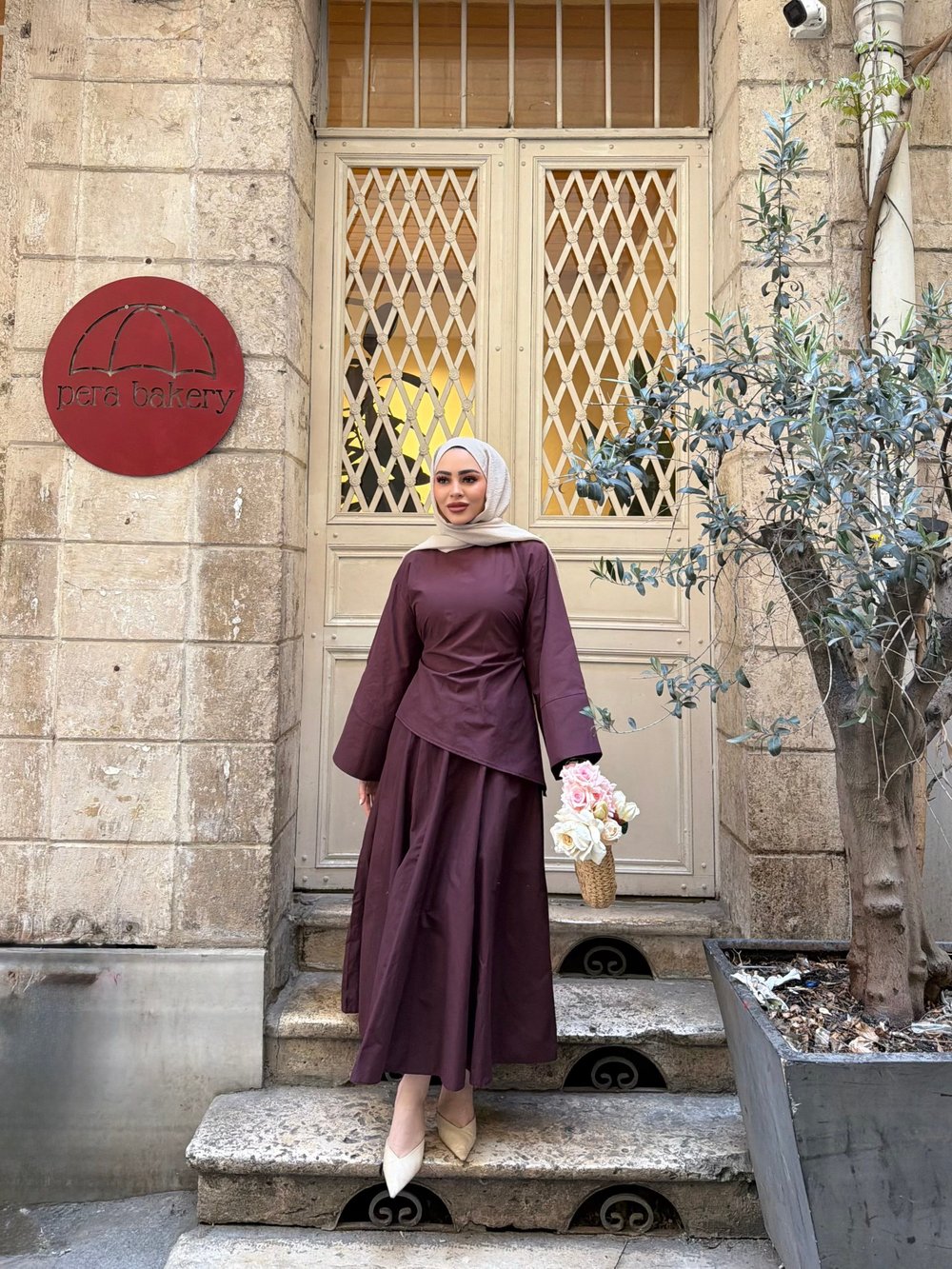 Yalın Etekli Takım - Mürdüm ÖN SİPARİŞ 