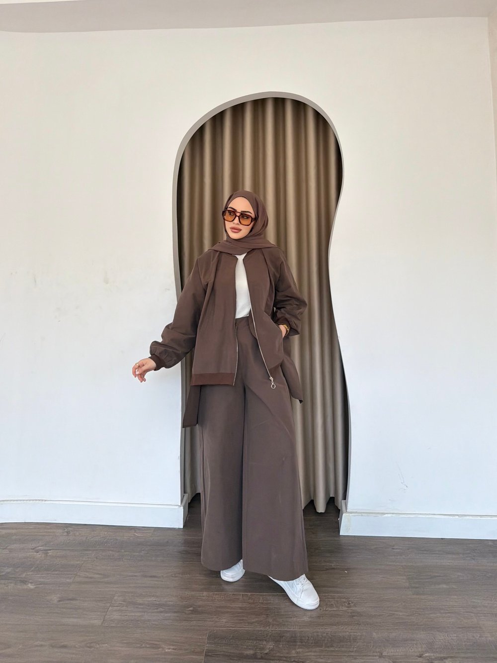 Yasmin Ceket Takım - Kahve (ÖNSİPARİŞ)