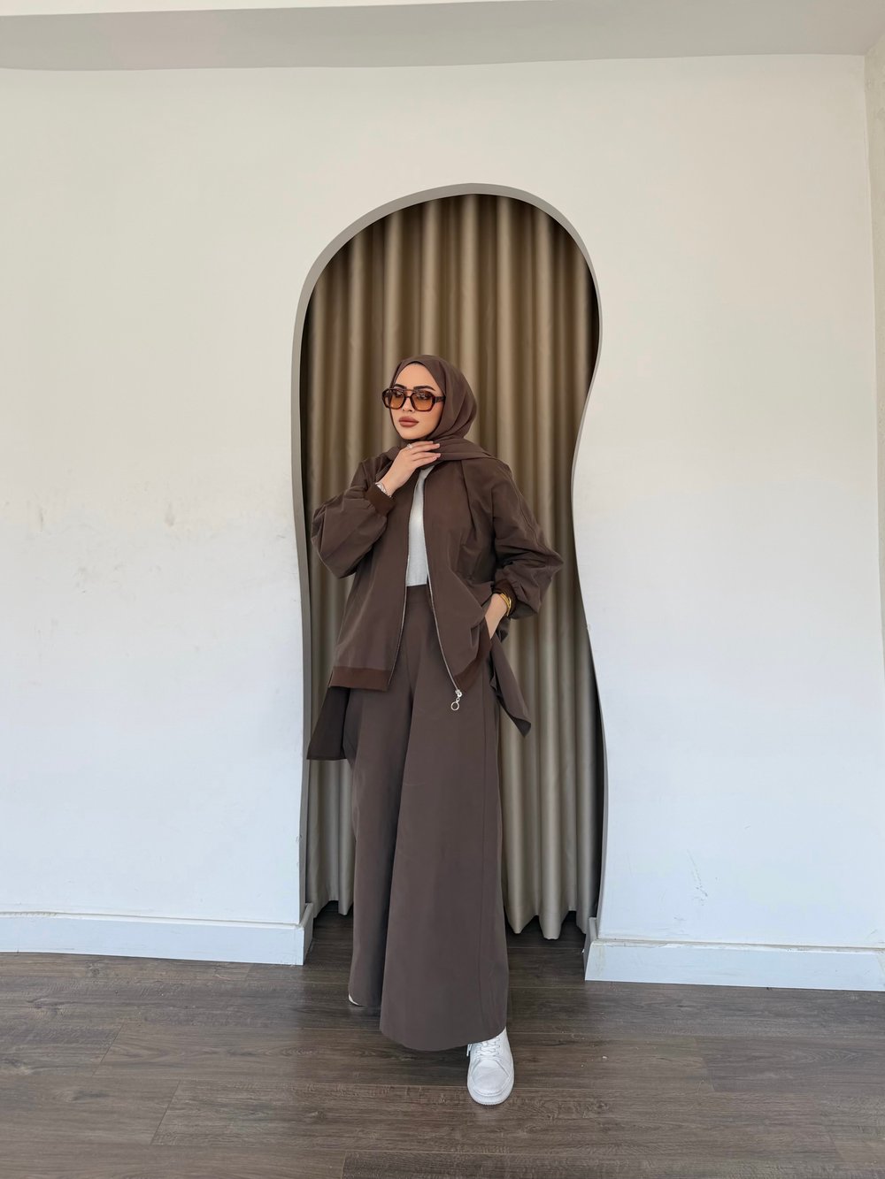 Yasmin Ceket Takım - Kahve (ÖNSİPARİŞ)