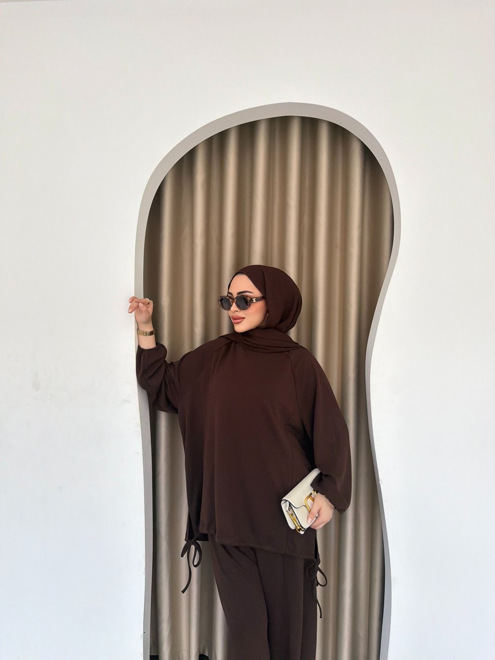 Yasmin Eşofman Takım - Kahve