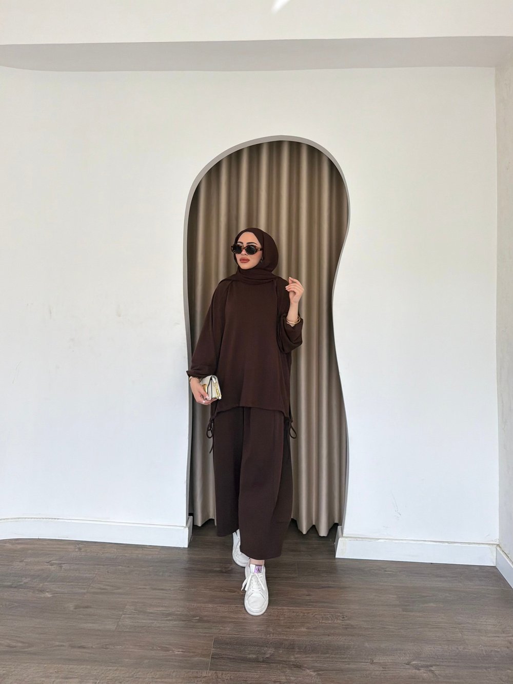 Yasmin Eşofman Takım - Kahve