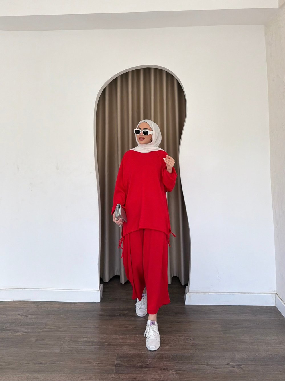 Yasmin Eşofman Takım - Kırmızı