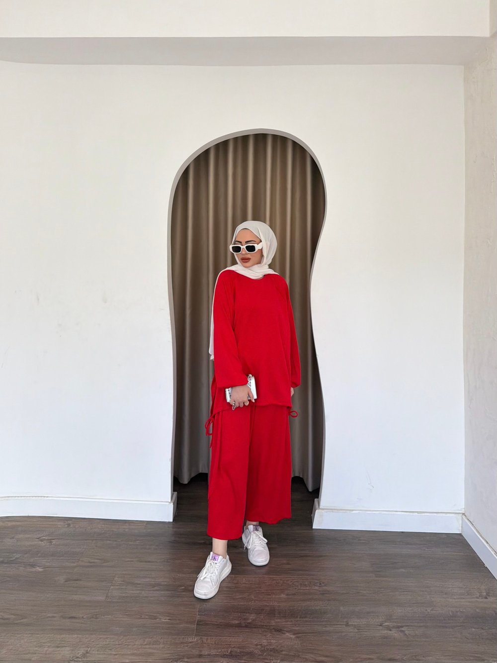 Yasmin Eşofman Takım - Kırmızı