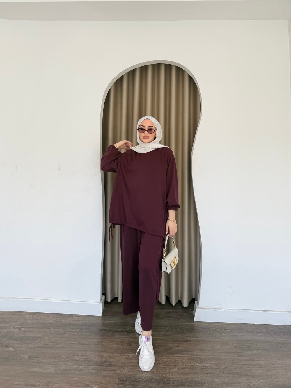 Yasmin Eşofman Takım - Mürdüm