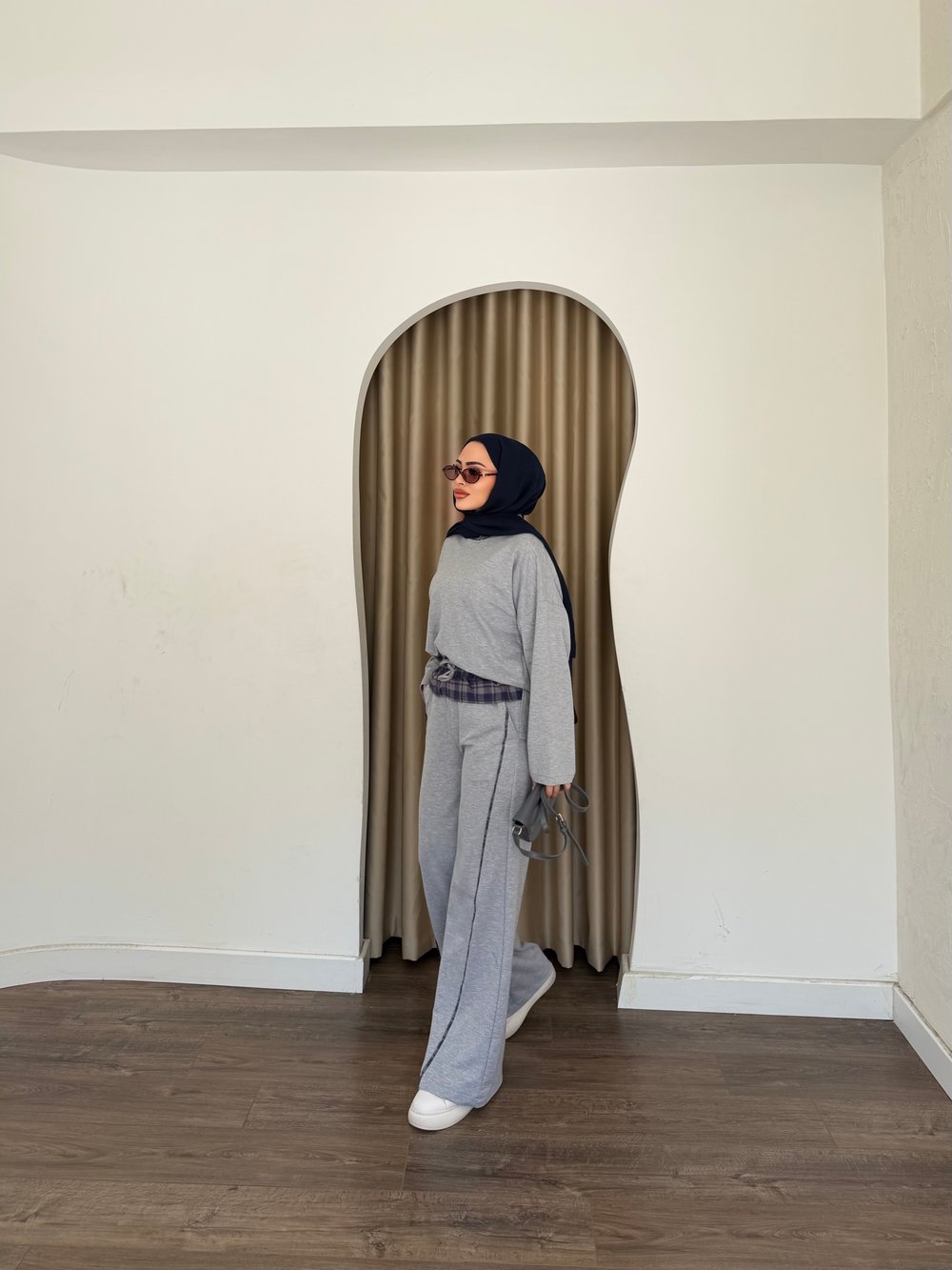 Yelda Takım - Gri 