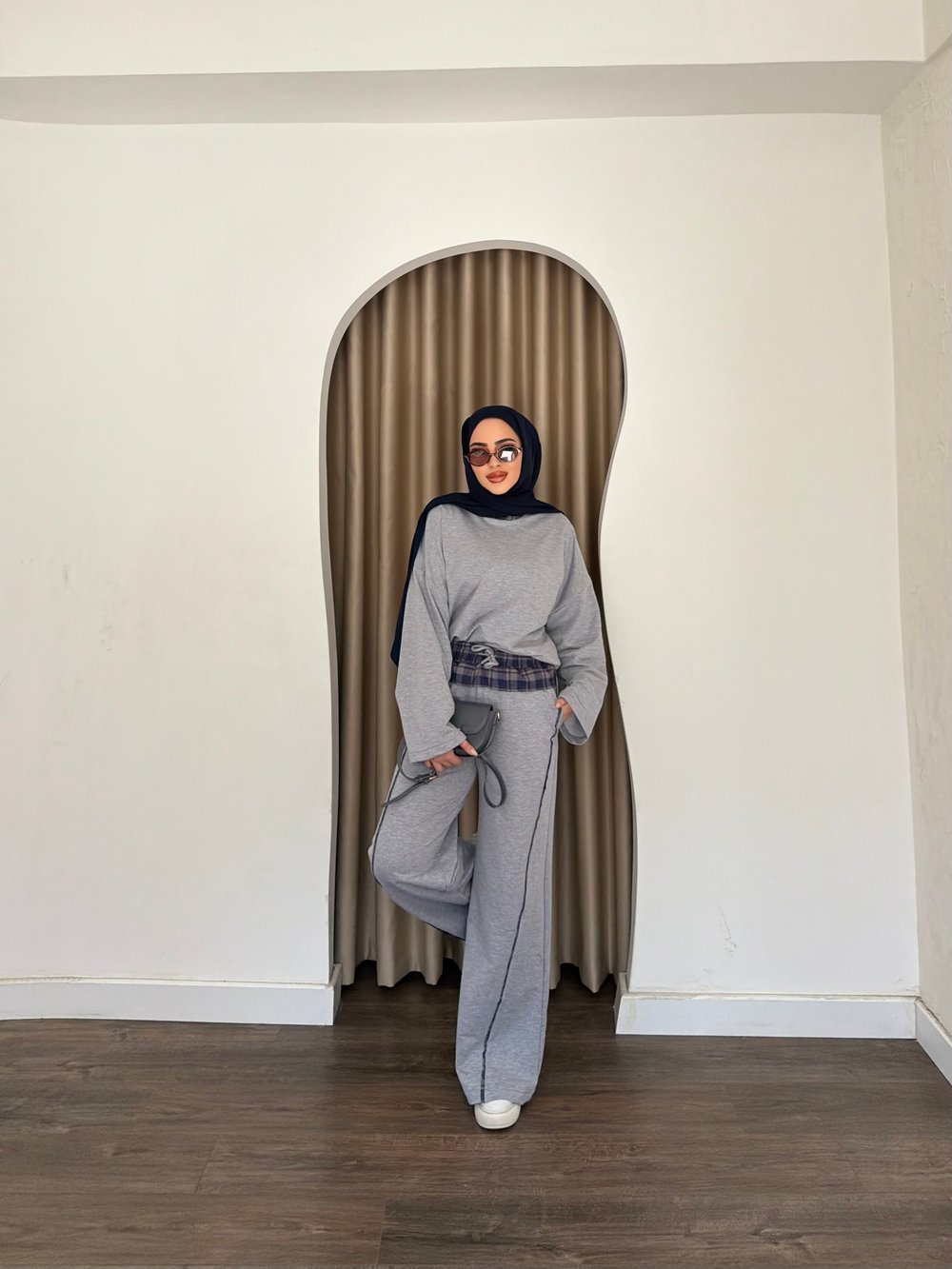 Yelda Takım - Gri 