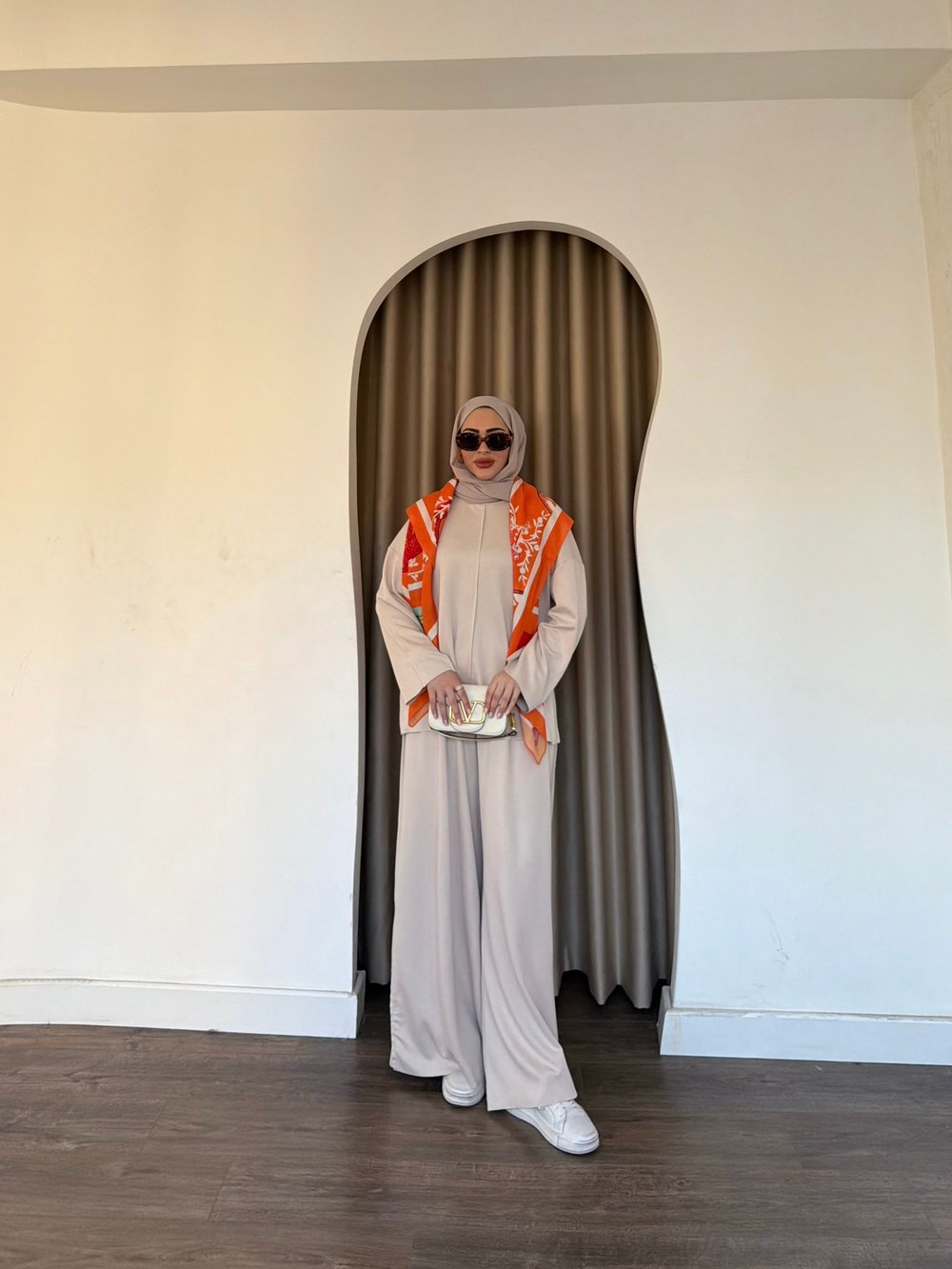 Zühre Oysh Takım - Bej