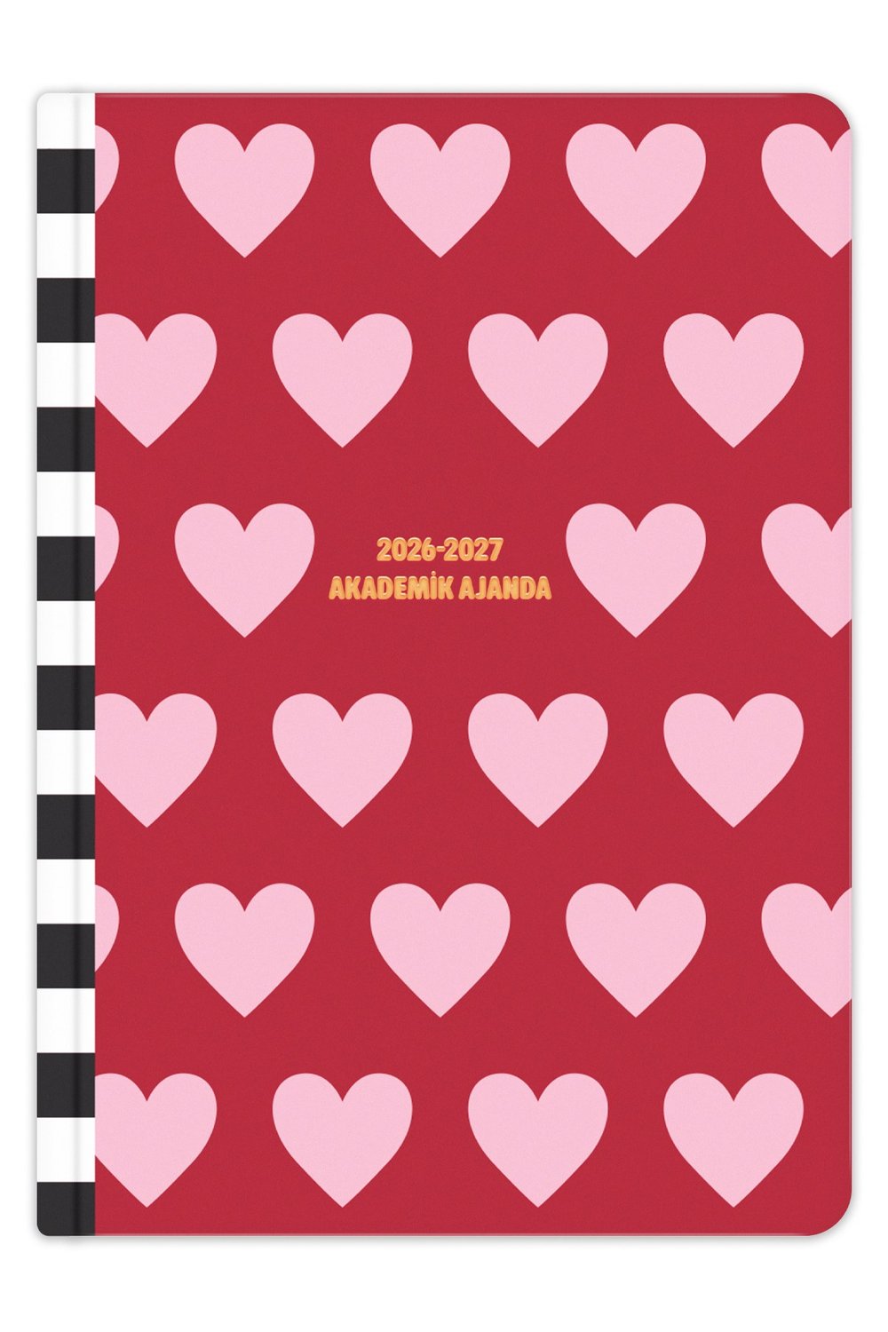 Matt Notebook 2026-2027 A5 Akademik Ajanda 15x21 cm - 17 Aylık Kalp