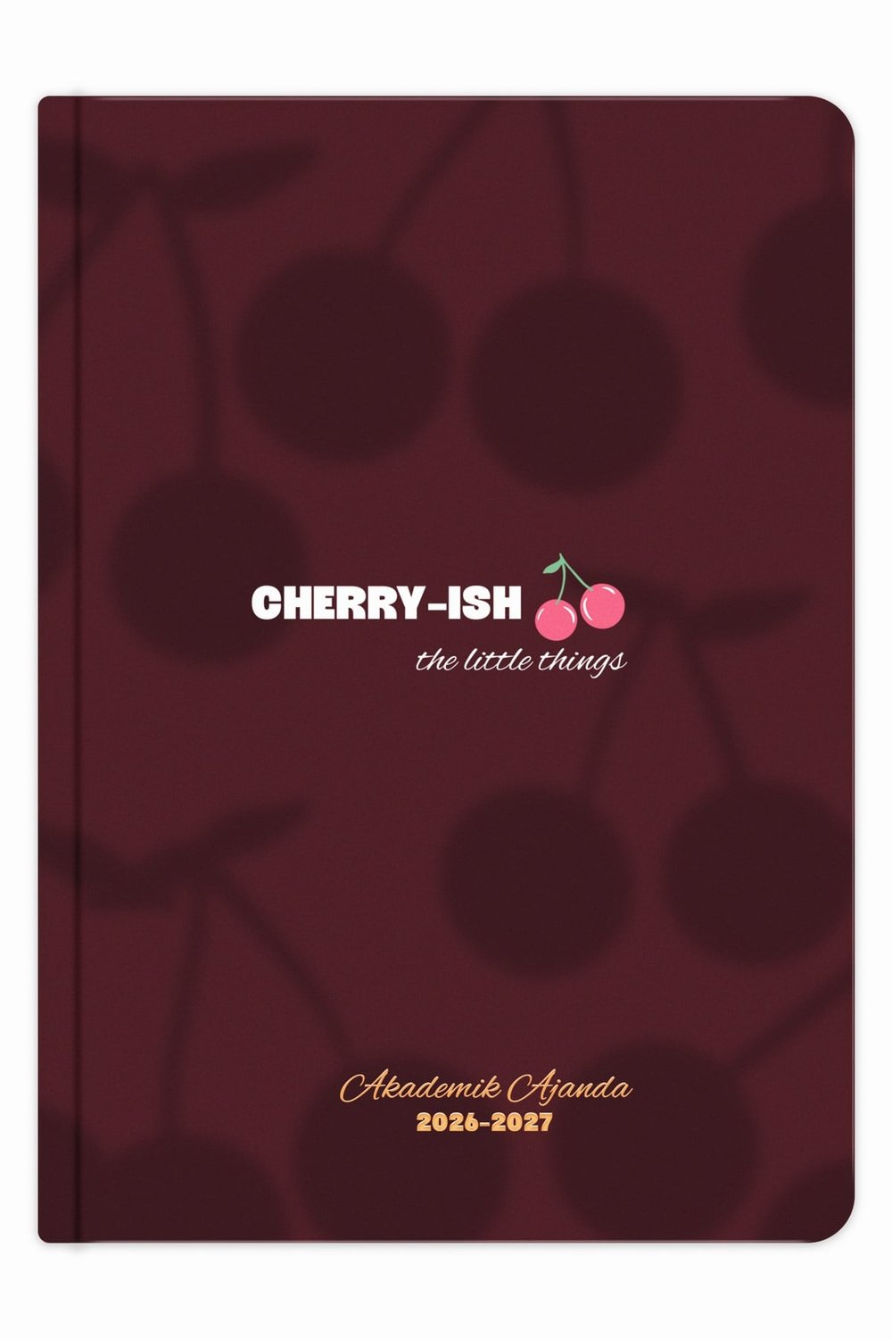Matt Notebook 2026-2027 A5 Akademik Ajanda 15x21 cm - 17 Aylık Kiraz