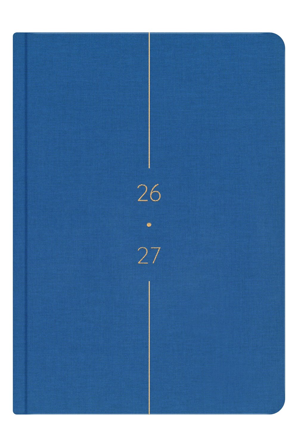 Matt Notebook 2026-2027 A5 Keten Akademik Ajanda 15x21 cm - 17 Aylık Mavi