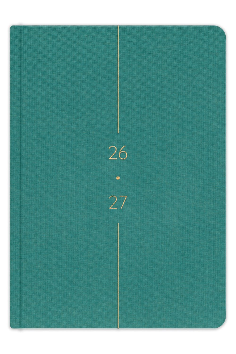 Matt Notebook 2026-2027 A5 Keten Akademik Ajanda 15x21 cm - 17 Aylık  Koyu Yeşil
