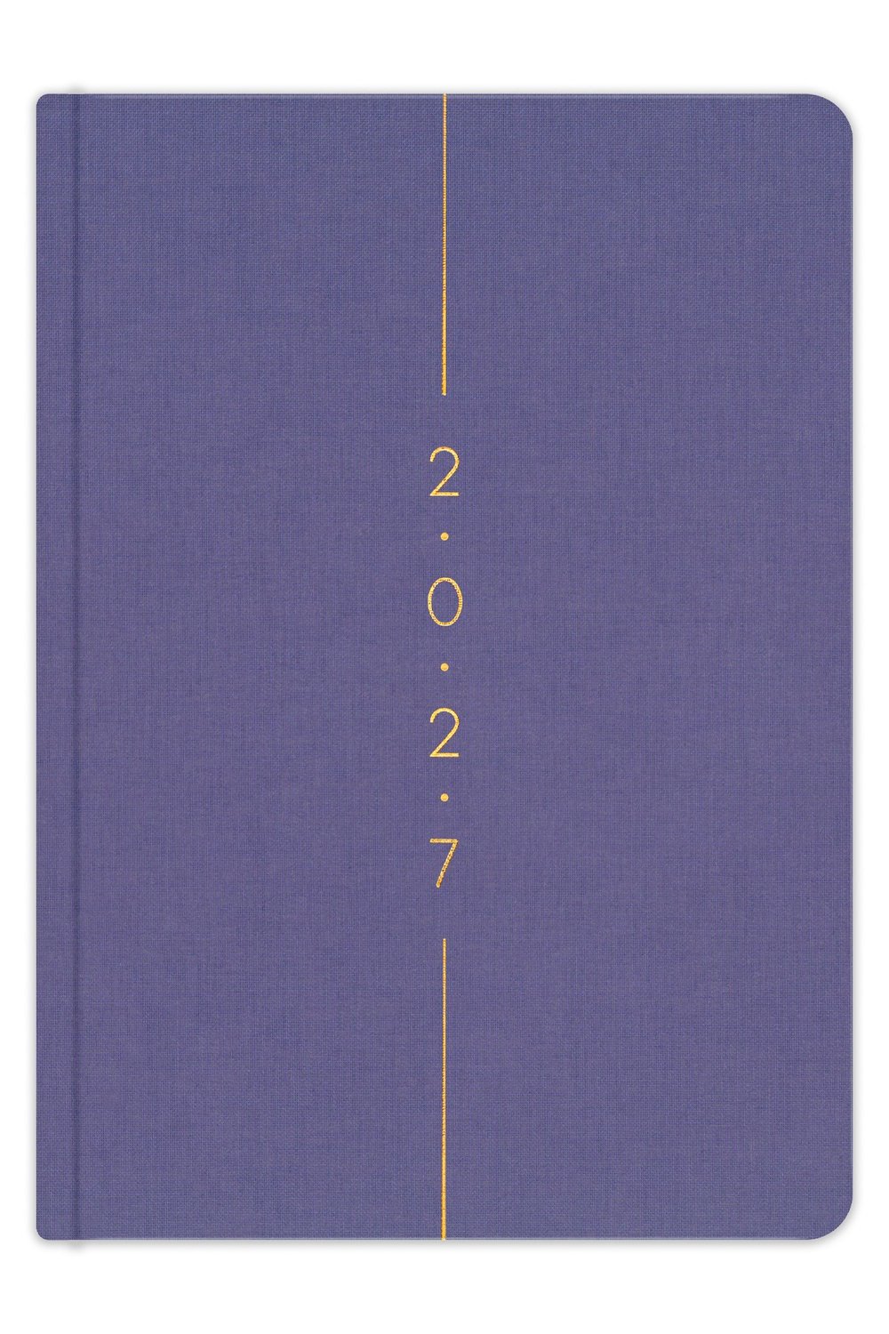 Matt Notebook 2027 Yılı A5 Keten Haftalık Ajanda 15x21 cm - 12 Aylık Lila