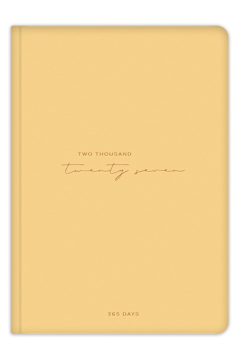 Matt Notebook 2027 Yılı A5 Tam Gün Ajanda 15x22 cm - 365 Gün Sarı