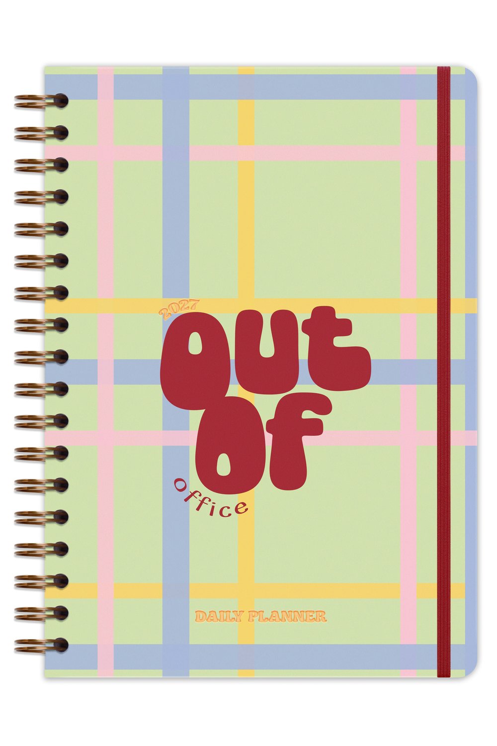 Matt Notebook 2027 Yılı Günlük Spiralli Ajanda 16x24 cm - 12 Aylık