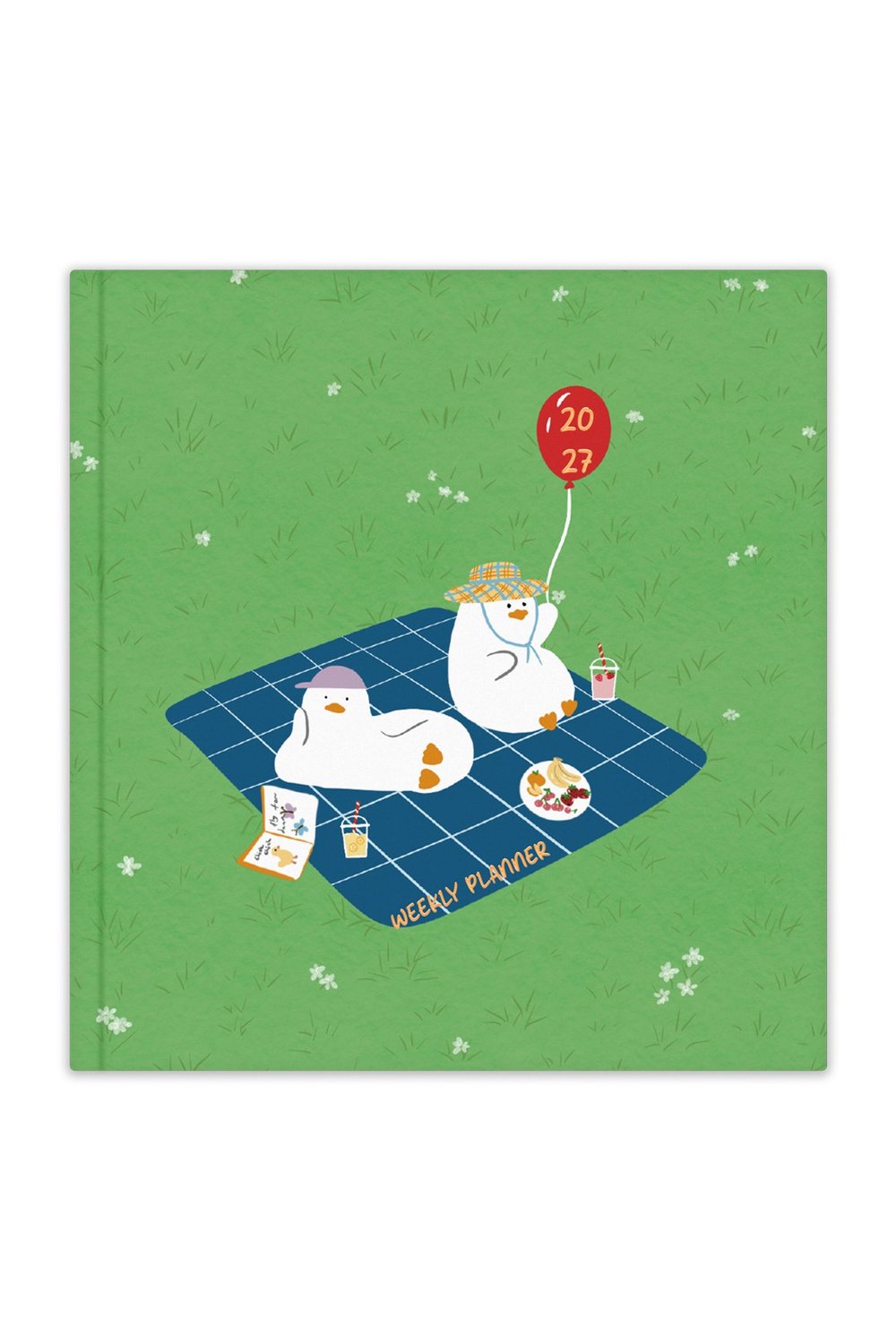 Matt Notebook 2027 Yılı Kare Haftalık Ajanda 15x15 cm Ördekler