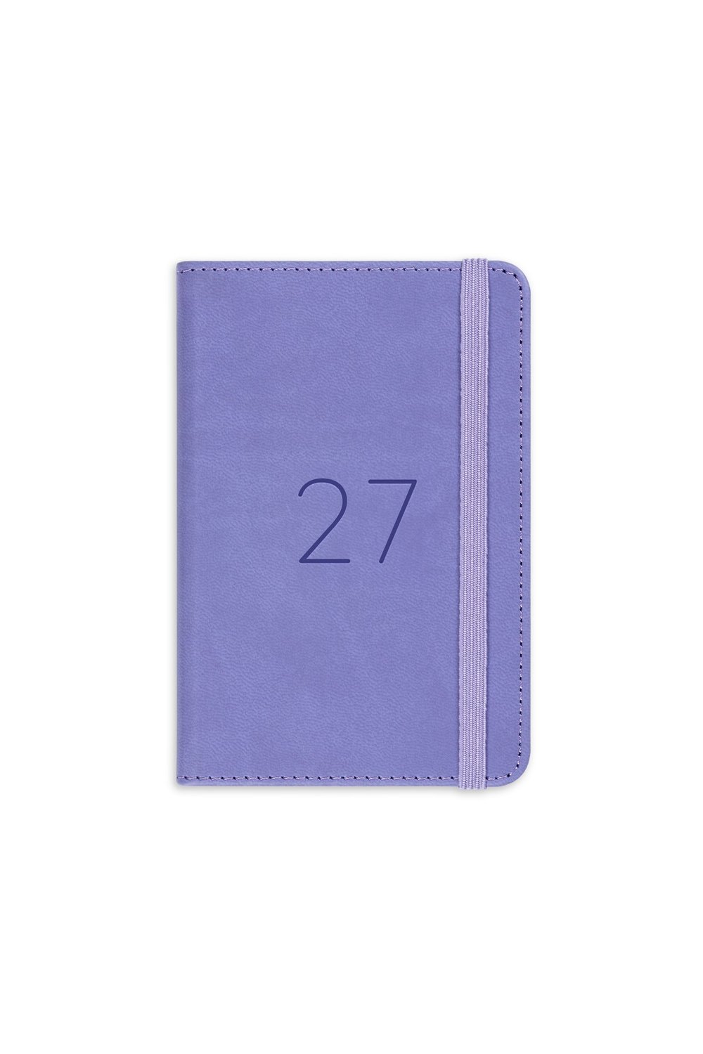 Matt Notebook 2027 Yılı Lastikli Günlük Cep Ajandası 12 Aylık Lila