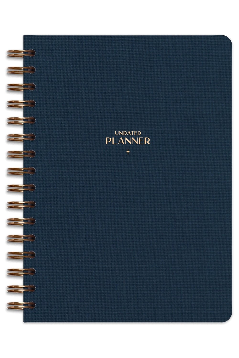 Matt Notebook A5 Spiralli Keten Süresiz Planlayıcı Ajanda Lacivert