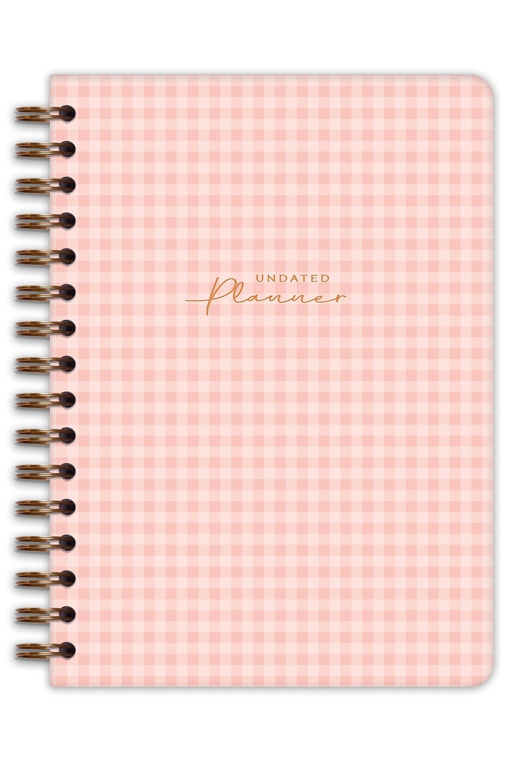 Matt Notebook A5 Spiralli Süresiz Planlayıcı Ajanda Motivasyon Sayfalı Pötikare