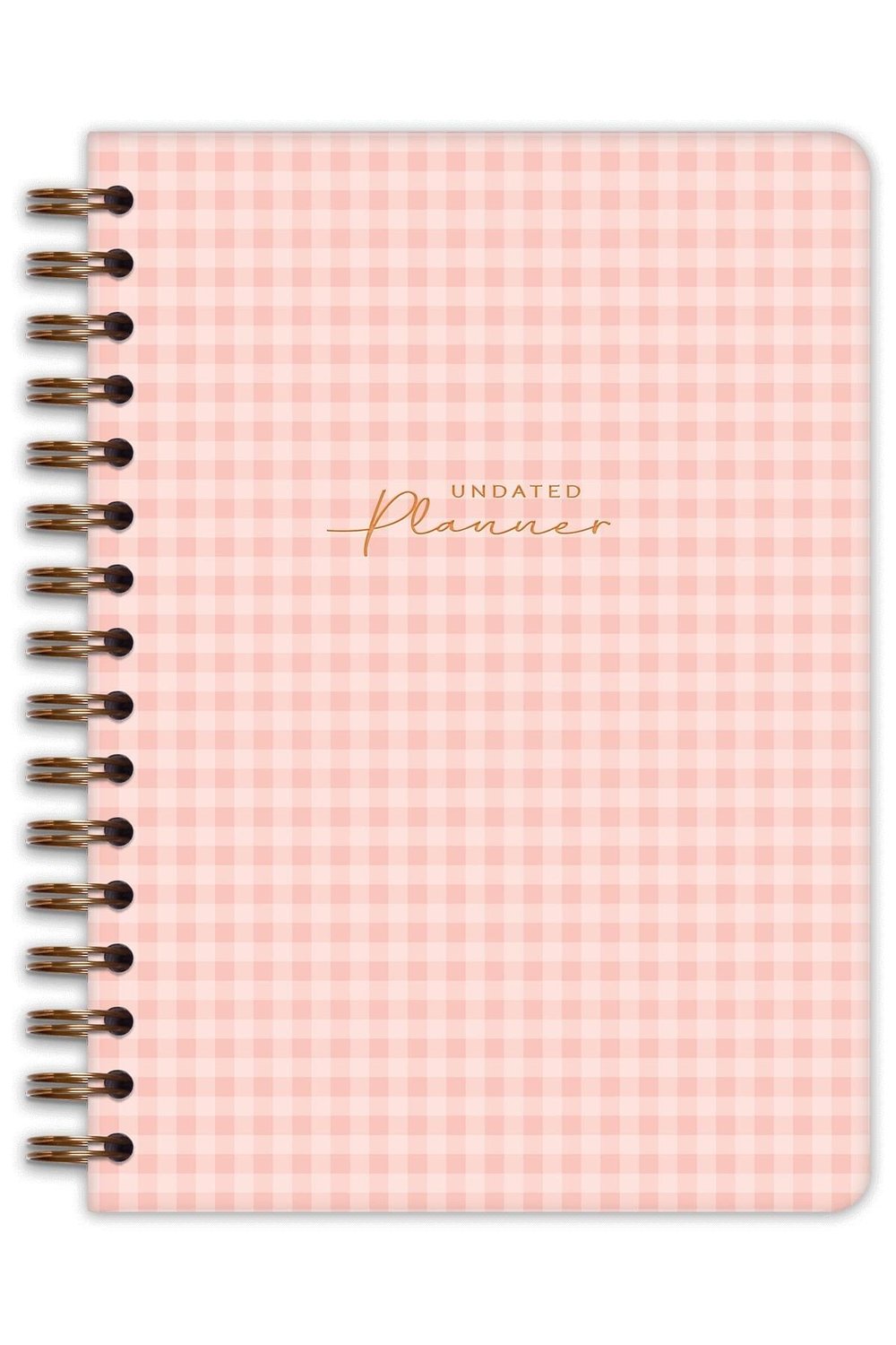 Matt Notebook A5 Spiralli Süresiz Planlayıcı Ajanda Motivasyon Sayfalı Pötikare