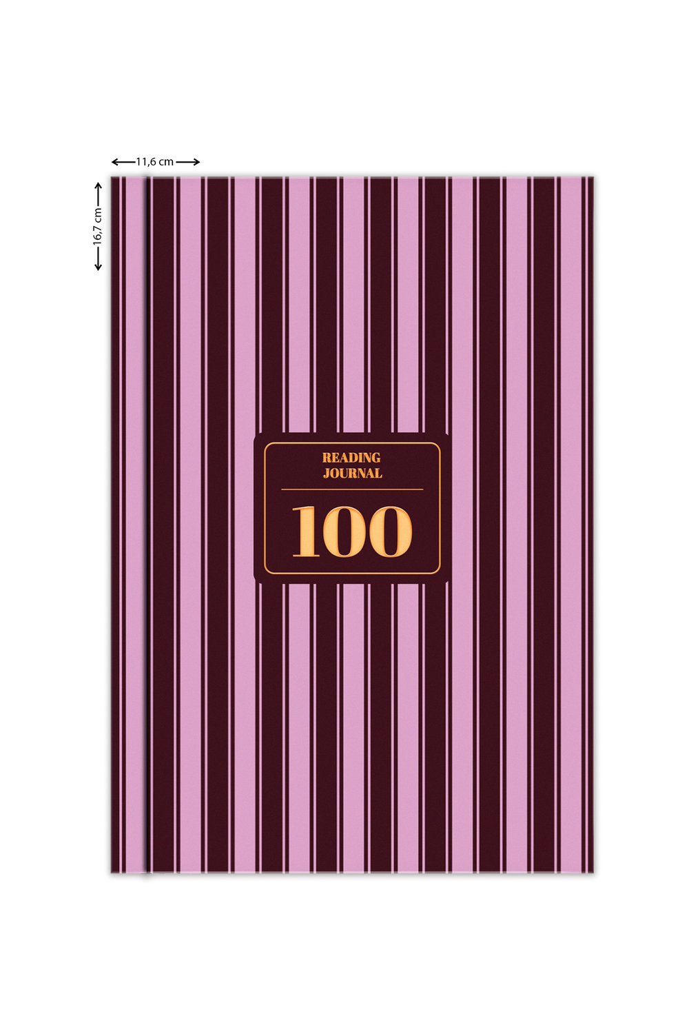 Matt Notebook Kitap Okuma Günlüğü Reading Journal Bordo