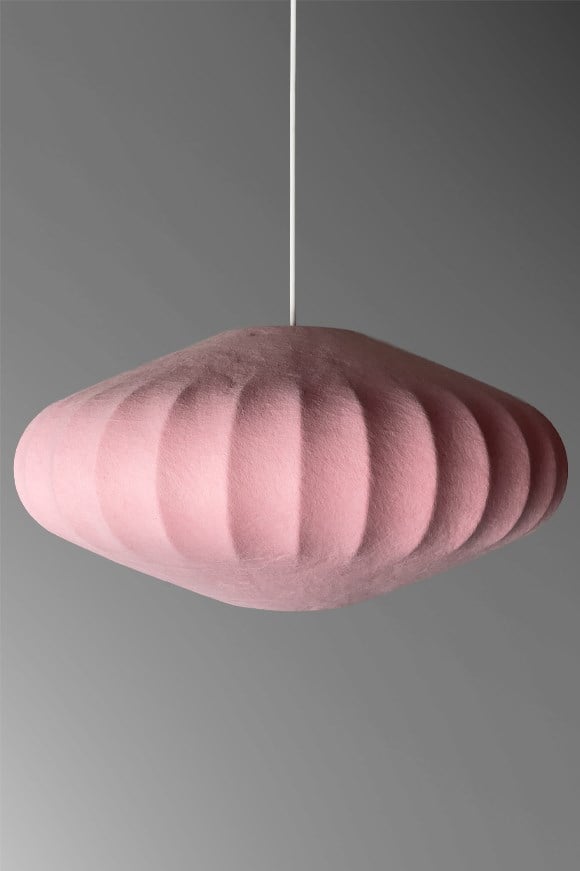 Pembe Polimer Avize 40 cm