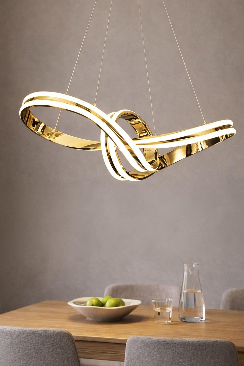 İmza 65 cm Gold LED Sarkıt Avize