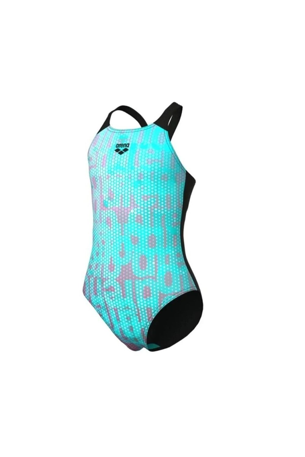 GIRL'S MULTICOLOURS SWIMSUIT V BACK KIZ ÇOCUK YÜZÜCÜ MAYOSU