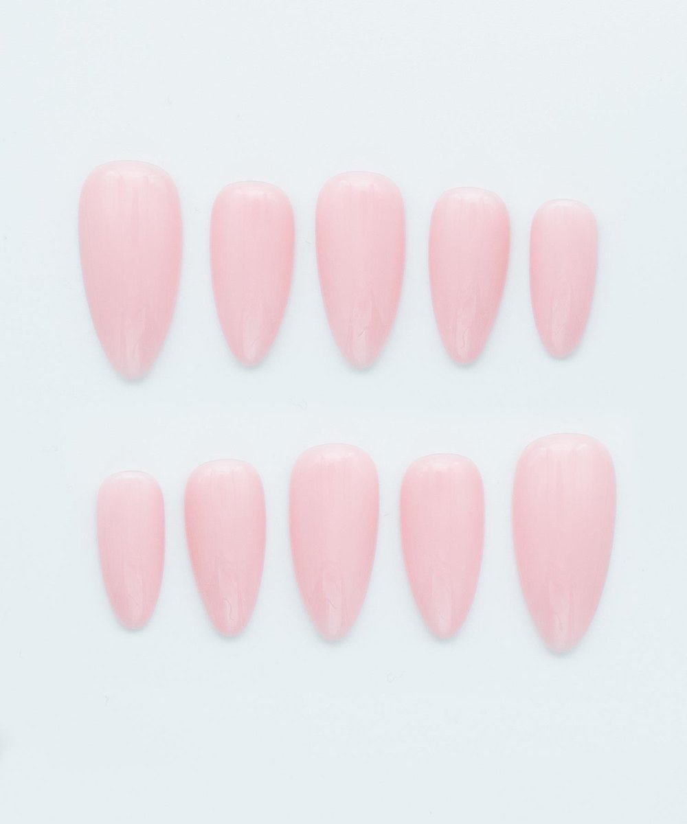 Baby Blush Protez Jel Takma  Tırnak - El Yapımı  Kalıcı Oje Nail Art - NC155