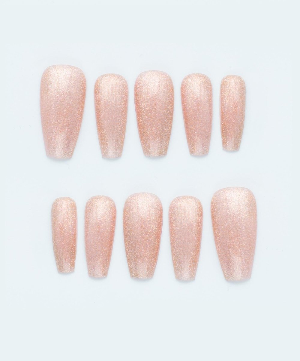 Stellar Flash Protez Jel Takma  Tırnak - El Yapımı  Kalıcı Oje Nail Art Cat Eye - NC149