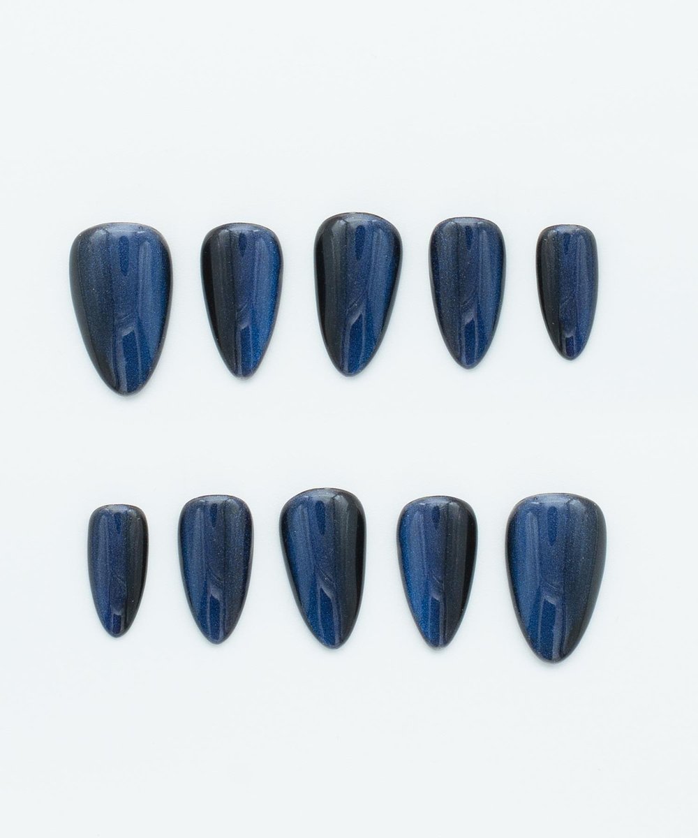 Nebula Mist Protez Jel Takma  Tırnak - El Yapımı  Kalıcı Oje Nail Art Cat Eye - NC213