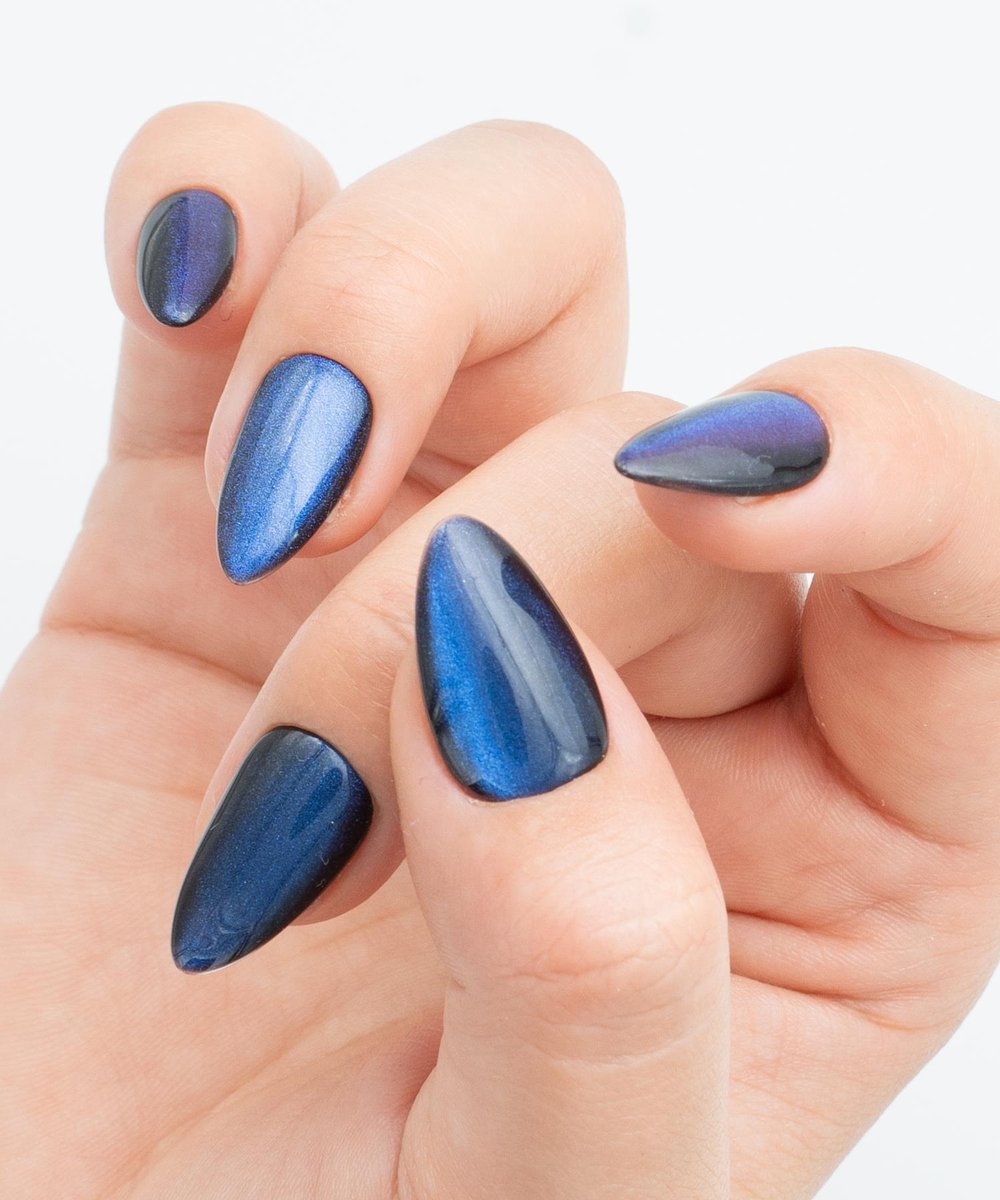 Nebula Mist Protez Jel Takma  Tırnak - El Yapımı  Kalıcı Oje Nail Art Cat Eye - NC213
