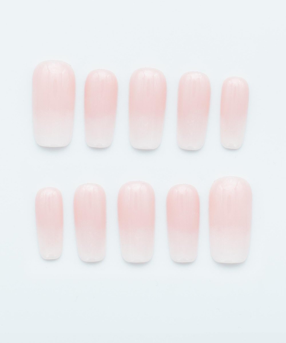 Silk Touch Protez Jel Takma Tırnak - El Yapımı Kalıcı Oje Nail Art Ombre - NC165