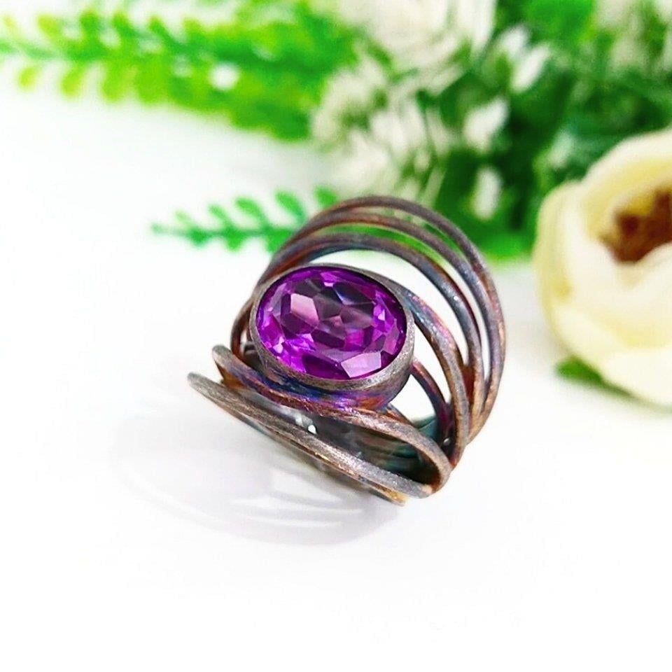 Alexandrite Özel Tasarım Yüzük - OTS1023