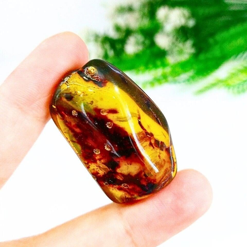 Tropfen Bernstein Naturstein Rohstein – KHR545