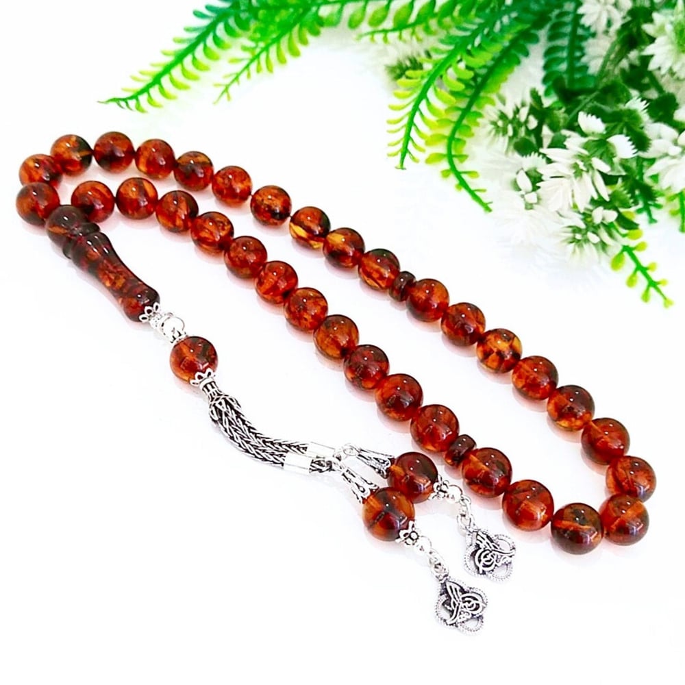 Damla Kehribar Tesbih 00387
